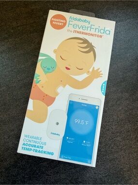 Fridababy FeverFrida iThermonitor Wearable Temperature Monitor - White